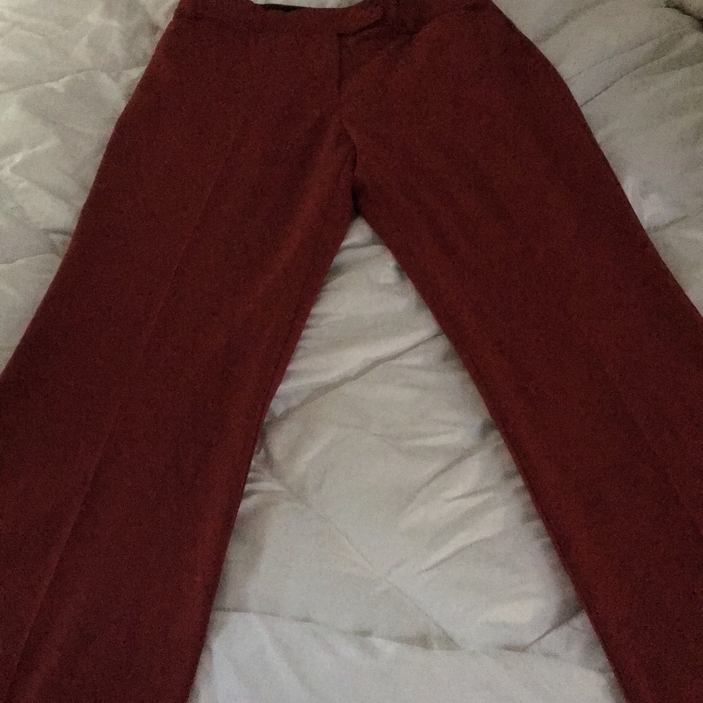 Burgundy dress pants